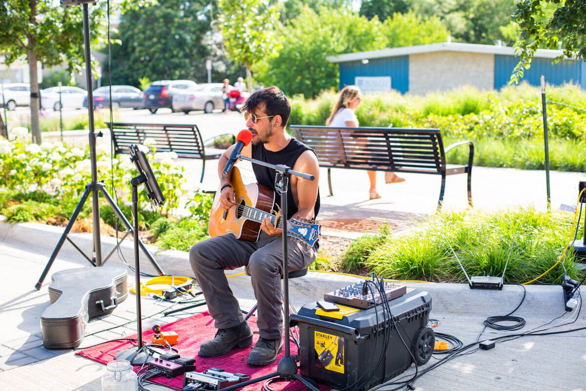 Coralville Farmers Market Returns to the Iowa River Landing Iowa